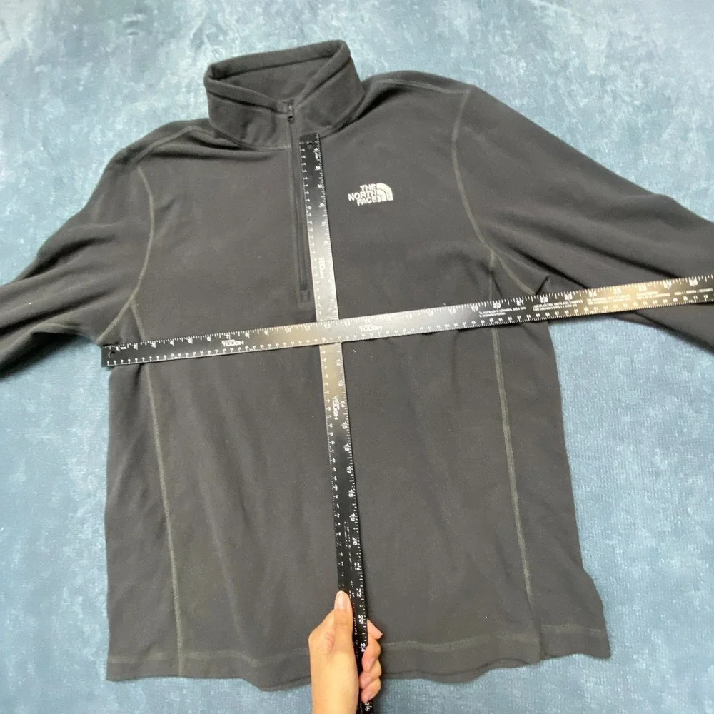 The North Face Fleece Sweater Mens Large Long Sleeve Winter Quarter Zip Pullover